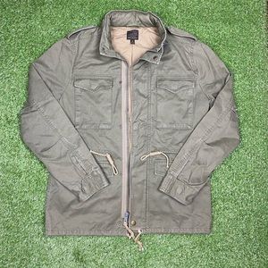 Worn lucky brand & co type L-54C khaki jacket men’s size medium